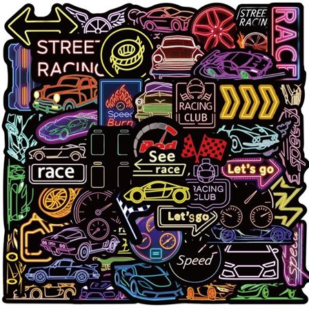 Racing tarrat neon 50-pack