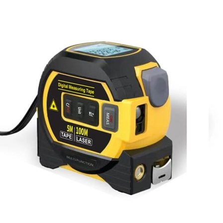 Laser Tape Measure 3 In 1 Digital Tape Measure Høj præcision Laser Rangefinder