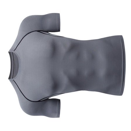 Kølig og tør kortærmet kompressions t-shirt til mænd, sports t-shirts, toppe, atletisk trænings t-shirt, grå M