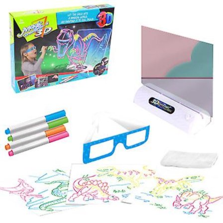 Lysende Tegneplade, magisk tegneplade med lys til børn