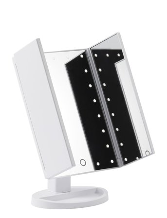 Browgame Cosmetics Original Tri Folded Lighted Mirror - White - ONE SIZE