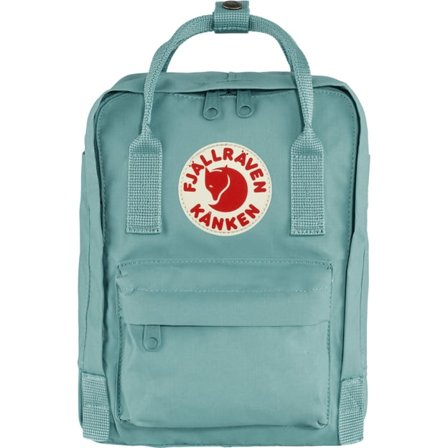 Fjällräven Kånken Mini Bag in Sky Blue, Vinylon-F