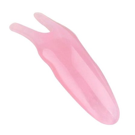 Gua Sha för Ansiktsverktyg Resin Guasha Skrapa för SPA Akupunkturterapi Y-formad Gaffelbehandling Näs Massageplatta Verktyg
