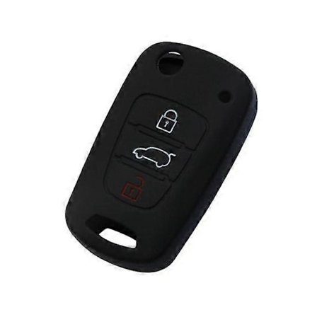 Silikone Bil Nøgle Etui Fjernbetjening Flip Cover Taske Beskytter Holder til Hyundai I30 I35