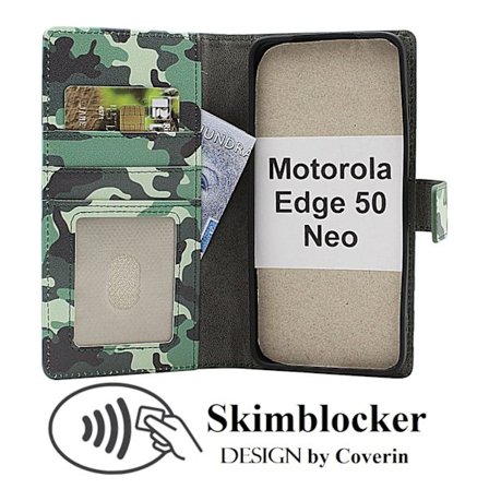 Skimblocker Motorola Edge 50 Neo Plånboksfodral Design