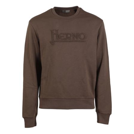 Herno, Sweatshirt Bruin, Heren, Maat:XL