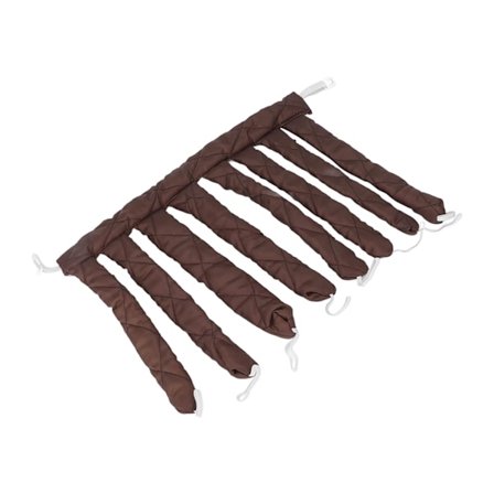 Brun Varmløs Hårkrøller, Justerbart Hodebånd Uten Varme for Naturlige Bølger og Krøller, Styling Over Natten for Kvinner og Jenter, Myk Komfort