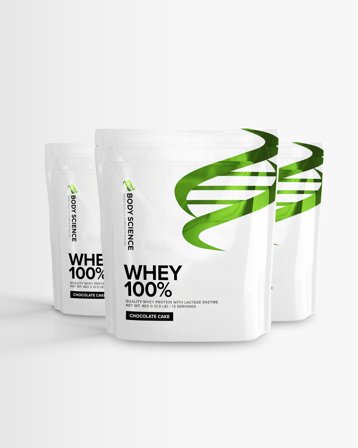 Body Science Whey 100% - 3 smaker