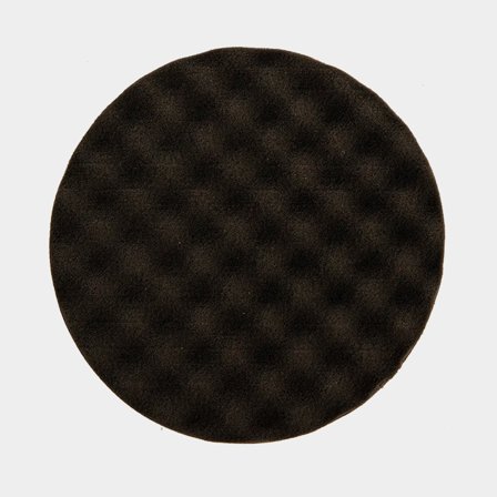 Mirka rubbing rondell i våfflat skum Svart Ø 85 mm 2 st för effektiv polering och borttagning av repor på fordon