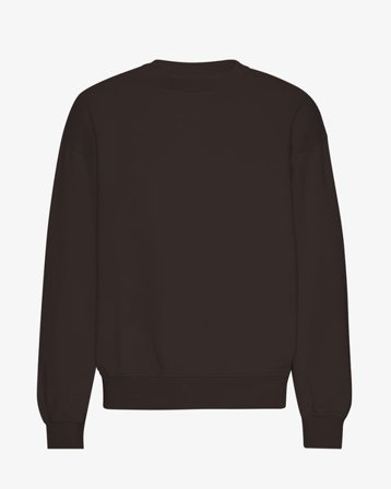 Organic Oversized Crew - Coffee Brown - Male - 2XL