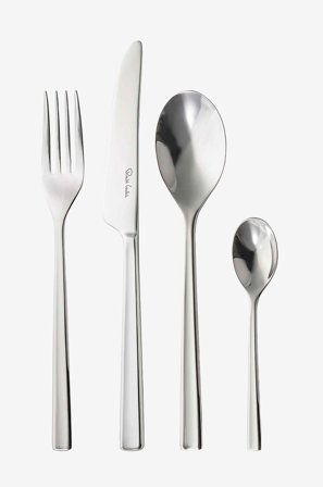 Robert Welch - Bestickset Blockey Bright 24 delar - Silver - Bestick - Från Homeroom