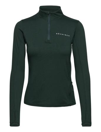 Light Thermo Half Zip Langærmet T-shirt Grøn Röhnisch