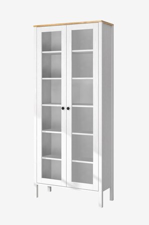 Hanah Home - Bokhylla Herbert - Vit - Bokhyllor - Från Homeroom