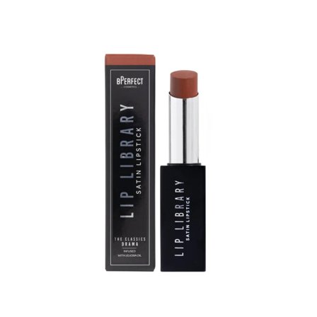 BPERFECT Lip Library Lipstick Drama - Deep Red Brown 3g - Rossetto