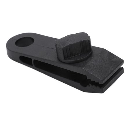 Letvægts presenningsclips til udendørs telte, fastgørelsesklemme i plast med spiralspænde til camping