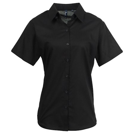 Premier Womens/Ladies Signature Oxford Kortärmad Skjorta 12 U