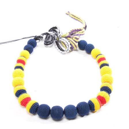 Prada Vintage Pre-owned Cotton bracelets gul, unisex Vintage Smycken, unisex, Storlek: ONE SIZE
