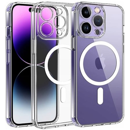 CO2 MAGNETIC CLEAR FODRAL FÖRSTÄRKAT MAGSAFE IPHONE 15 PRO MAX