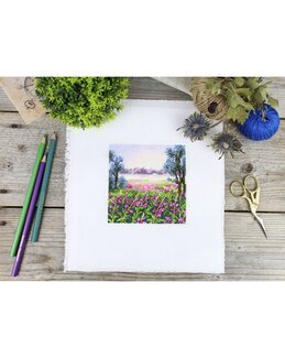 Broderikit Billede Juli daggry - M.P Studia