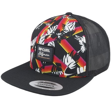 Rip Curl - Sort trucker Kasket - Hoffman Black Trucker @ Hatstore