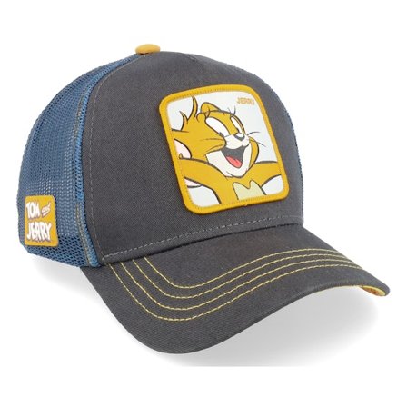 Capslab - Blu trucker Cappellino - Tom & Jerry Jerry 2 Navy Trucker @ Hatstore