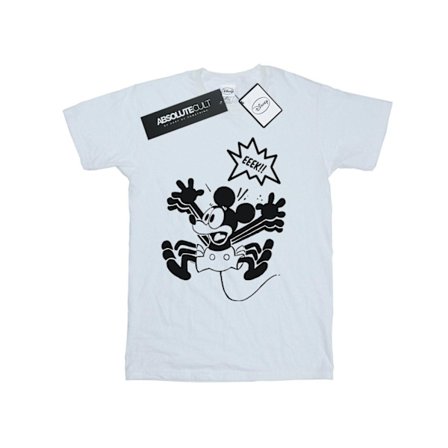 Disney Boys Mickey Mouse EEEEEK! T-shirt 9-11 år Vit