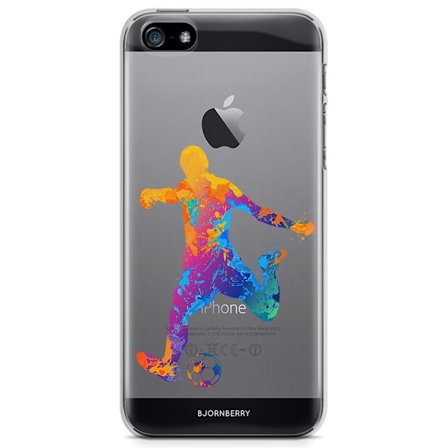 Bjornberry iPhone 5/5S/SE TPU Skal - Fotboll