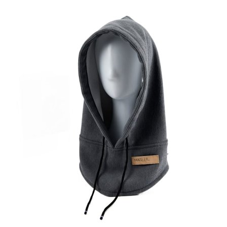 Dame Myk Balaclava Pullover Lue GRÅ