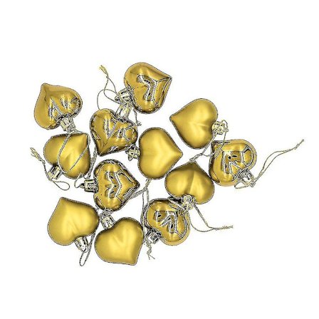 12 stk. S rotte vedhæng vedhæng hængende ornament ()