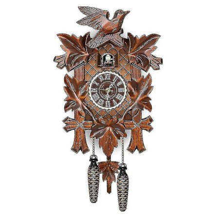 Tysk Sort Kompatibel Kukureur Retro Nordisk Stil Træ Vægur