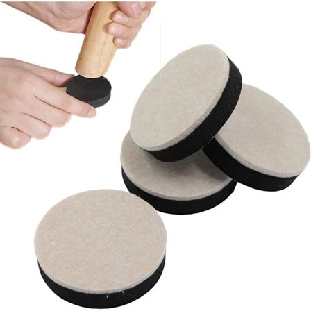 【xj】8 kpl huonekalujen korotuspaloja, pyöreät huonekalujen jalkojen korotuspala (halkaisija 6 cm, korkeus 1,65 cm)