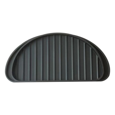 Vanddispenserbakke Silikone Køleskab Drypande SORT HALV CIRKEL