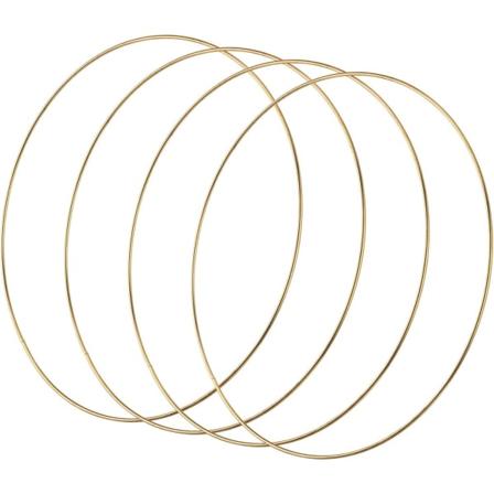 Galaxy 4 kpl 30,5 cm Metalliset Kehät Suuret Kukat Cerceau Metalli Kruunu Hääkoristelu, DIY-Käsityö