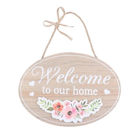 Kreativt hengende skilt Velkommen Design Dørskilt Veggskilt Dørhengende tag