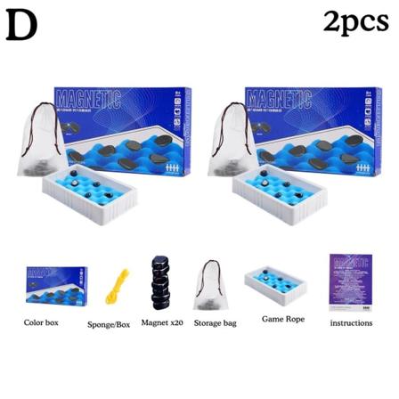Pusselspel Magnetisk effekt schack Roligt interaktiivinen brädspel Rope Sponge 2PC one