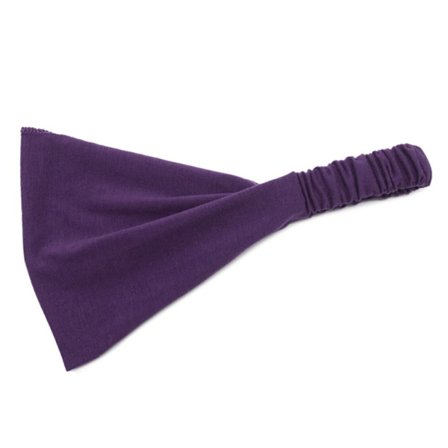 3 stk ensfarvede hårbånd LILLA