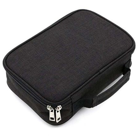 72 roms pennal med høy kapasitet, pennholder for fargeblyanter, svart