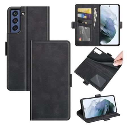 SKALO Samsung S21 FE Premium Pung Taske - Sort Black