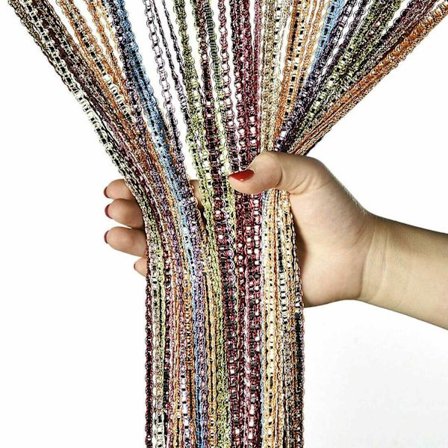 Trådgardin Romdeler Dusk for Vegg- og Vindusdekorasjon - WELLNGS