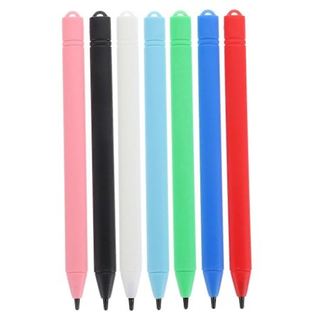 7 st LCD Skrivplatta Ritbord Stylus Penna Elektroniska Produkter Penna LCD Skrivplatta Barnpennor Stylus Penna 12 Tum