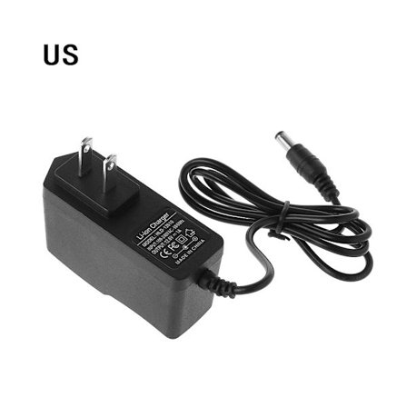 100-240V 5.5X2.1mm 1A 12.6V EU US Stik Lithium Strømadapter EU US Stik Transformer 18650 Lithium Batterioplader Tilbehør