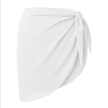 Korte Saronger til Kvinder Strand Wrap Gennemsigtig Bikini Wraps Chiffon Cover Ups til S