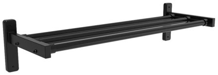 Enwex EX366*08SS Skohylla vägghängd, svart, Garderobsinredning