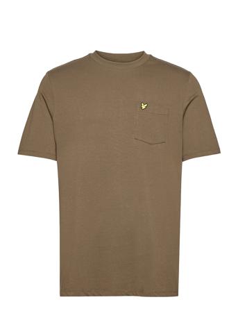 Relaxed Pocket T-Shirt T-shirts Short-sleeved Ruskea Lyle & Scott