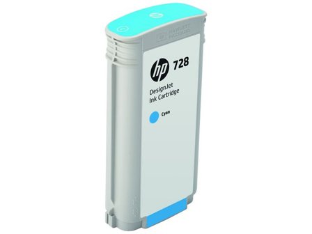 HP Bläckpatron F9J67A 728 Cyan - Lyreco - Toner och bläck - Bläckpatroner - Bläckpatroner HP
