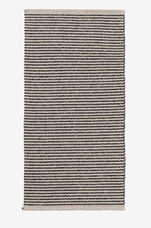 Horredsmattan - Matto Cotton Vera - Musta - Puuvilla- & räsymatot - 70X200 - - Homeroom