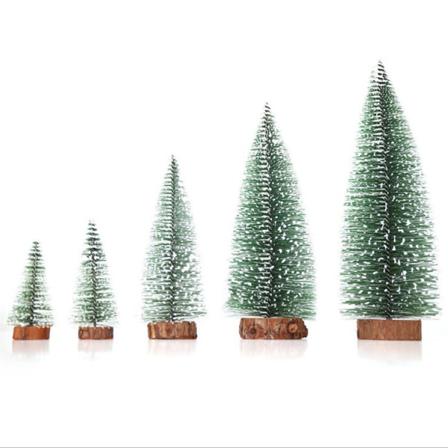 Stick Christmas Tree Slitstark Cedar Desktop Liten Julgran 1m Omgivande Ljus Varmgul