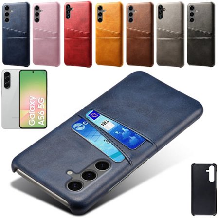 Samsung Galaxy A56 kuori 2 korttipaikkaa sininen -