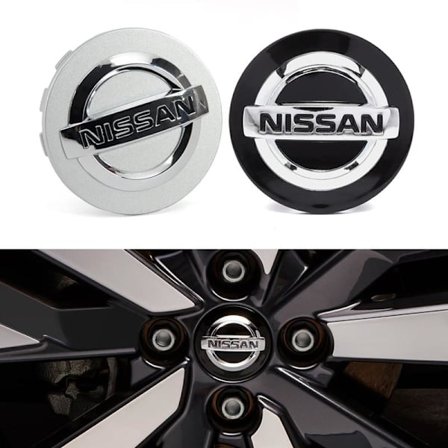 4-pack - Nissan Navkapslar / Hjulnav Emblemer - B 6