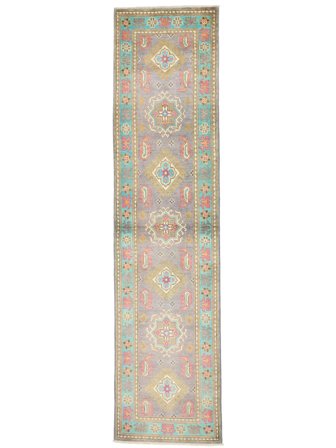 Medallion Small Kazak Fine Rug 59X240 Wool